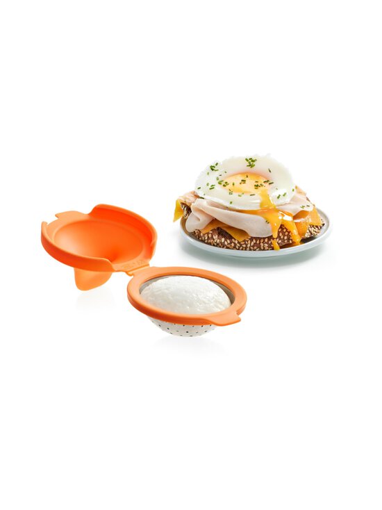 Lékué - Egg Poacher -uppomunakeitin - ORANGE | Stockmann - photo 3