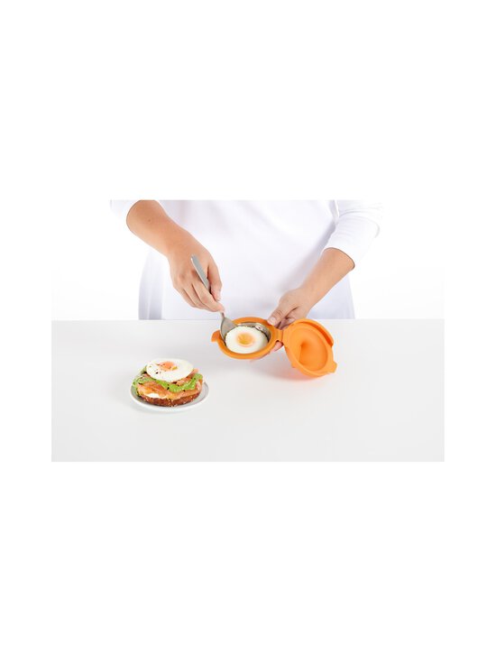 Lékué - Egg Poacher -uppomunakeitin - ORANGE | Stockmann - photo 6
