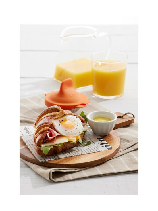 Lékué - Egg Poacher -uppomunakeitin - ORANGE | Stockmann - photo 7
