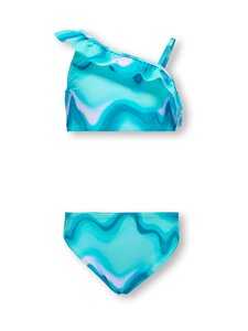 KIDS ONLY - KogLaura One Shoulder -bikinit - SPA RETREAT AOP:AQUA WAVES | Stockmann