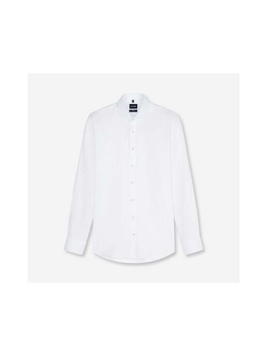 Olymp - Body Fit Stripes -kauluspaita - 00 WEISS | Stockmann - photo 2