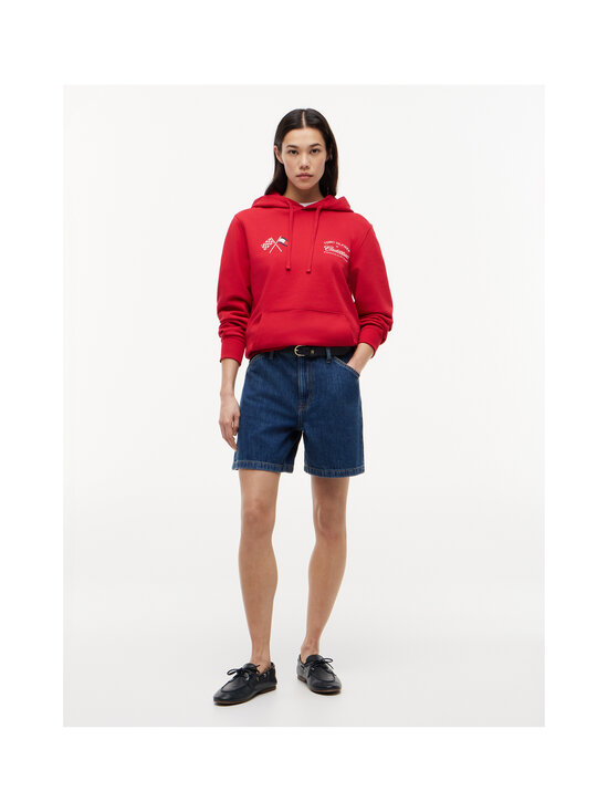 Tommy Hilfiger - TH x CF1 Varsity Graphic džemperis ar kapuci - XLG RED | Stockmann - photo 2