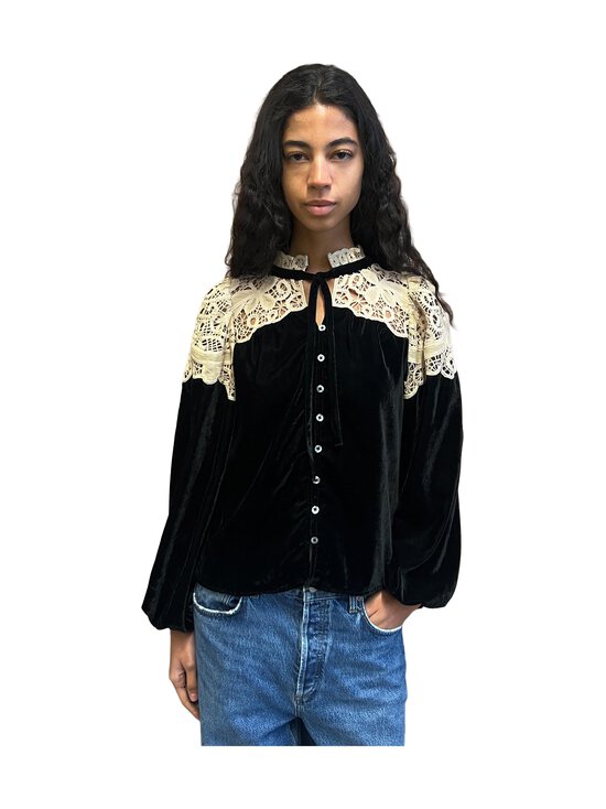 Sea NY - SHILOH EMB L/SLV TOP Sea NY - BLACK | Stockmann - photo 1