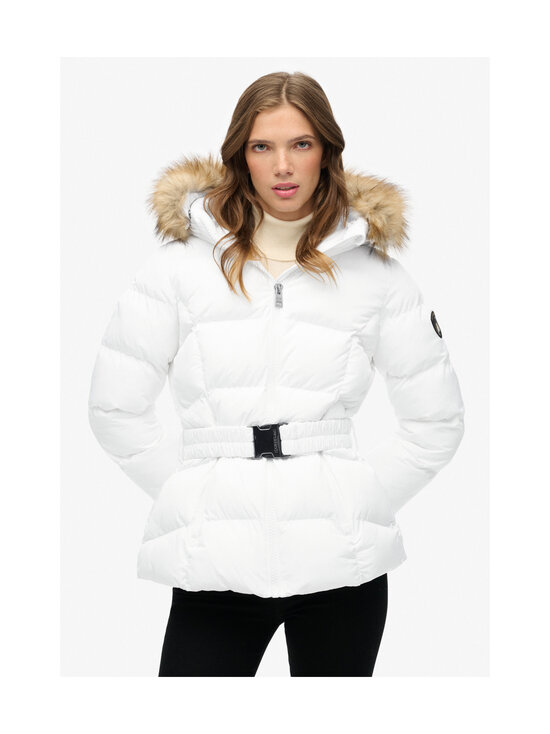Superdry - Polsterdatud jope Fuji Belted - D2Y BRIGHT WHITE | Stockmann - photo 1
