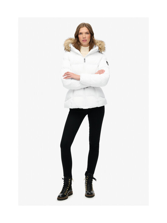 Superdry - Polsterdatud jope Fuji Belted - D2Y BRIGHT WHITE | Stockmann - photo 5