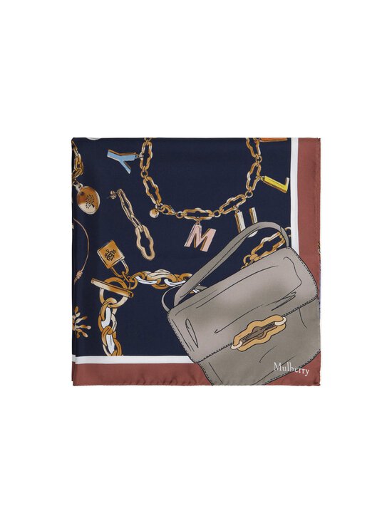Mulberry - Siidsall Jewels & Charm Square, 70 cm - U913 NIGHT SKY-TEAK - photo 2 Mulberry - Siidsall Jewels & Charm Square, 70 cm - U913 NIGHT SKY-TEAK | Stockmann - photo 2