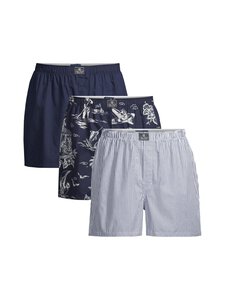 Polo Ralph Lauren - Open Boxer -alushousut 3-pack - 3PK NVY/NVY STRIPE/BEARWAIIAN | Stockmann