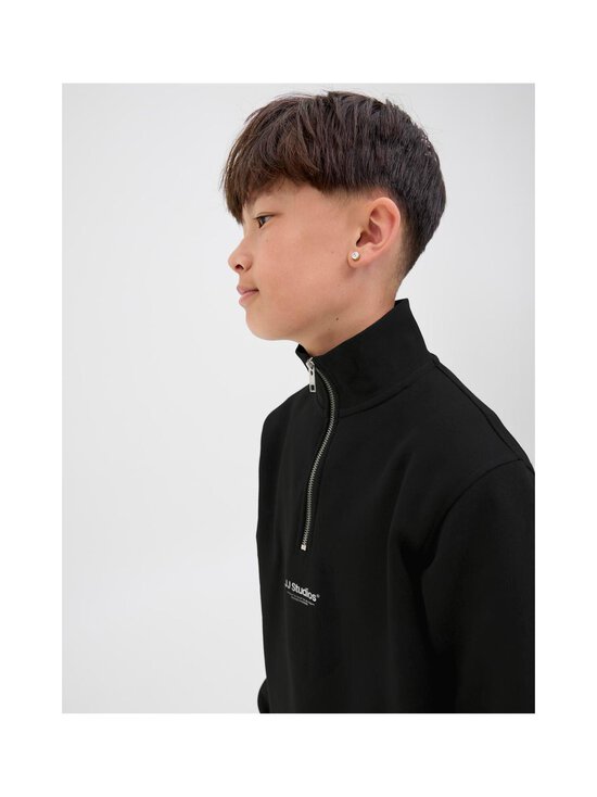 JACK & JONES junior - JjeSoho Quarter Zip krekls - BLACK - photo 5 JACK & JONES junior - JjeSoho Quarter Zip krekls - BLACK | Stockmann - photo 5