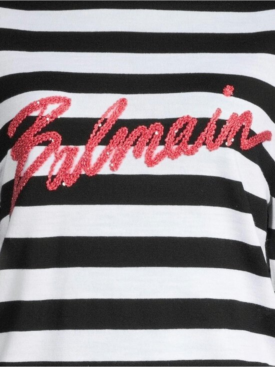 BALMAIN - Boatneck Mariniere -merinoneulepusero - EJR NOIR/BLANC/ROUGE VIF - photo 4 BALMAIN - Boatneck Mariniere -merinoneulepusero - EJR NOIR/BLANC/ROUGE VIF | Stockmann - photo 4