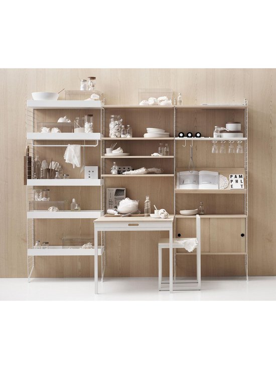 String - String System -metallihylly galvanoitu 58 x 30 cm - GREY | Stockmann - photo 5