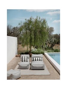 Blomus - Stay-pehmuste 70 x 30 cm - LILY WHITE / BLACK | Stockmann