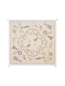 Tory Burch - Rattles zīda lakats - 250 RATTLES NECKERCHIEF NEUTRAL | Stockmann