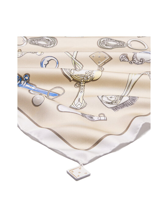 Tory Burch - Rattles zīda lakats - 250 RATTLES NECKERCHIEF NEUTRAL | Stockmann - photo 3