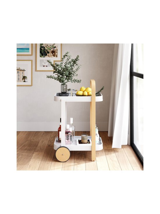 Umbra - Bellwood -tarjoiluvaunu - WHITE/NATURAL | Stockmann - photo 8