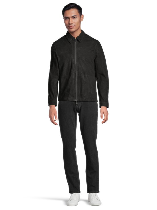J.Lindeberg - Jase Suede -päällyspaita - 9999 BLACK | Stockmann - photo 2