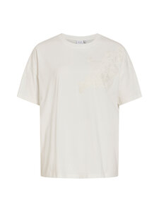 Vila - Vivora Lace Detail t-paita - SNOW WHITE | Stockmann