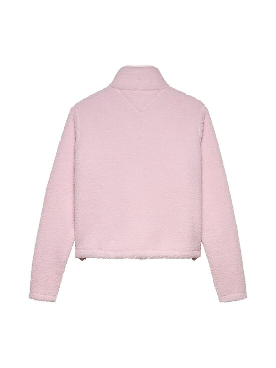 Tommy Jeans - S-Flag Teddy Zip Thru flīsa jaka - TOG LIGHT PINK | Stockmann - photo 2