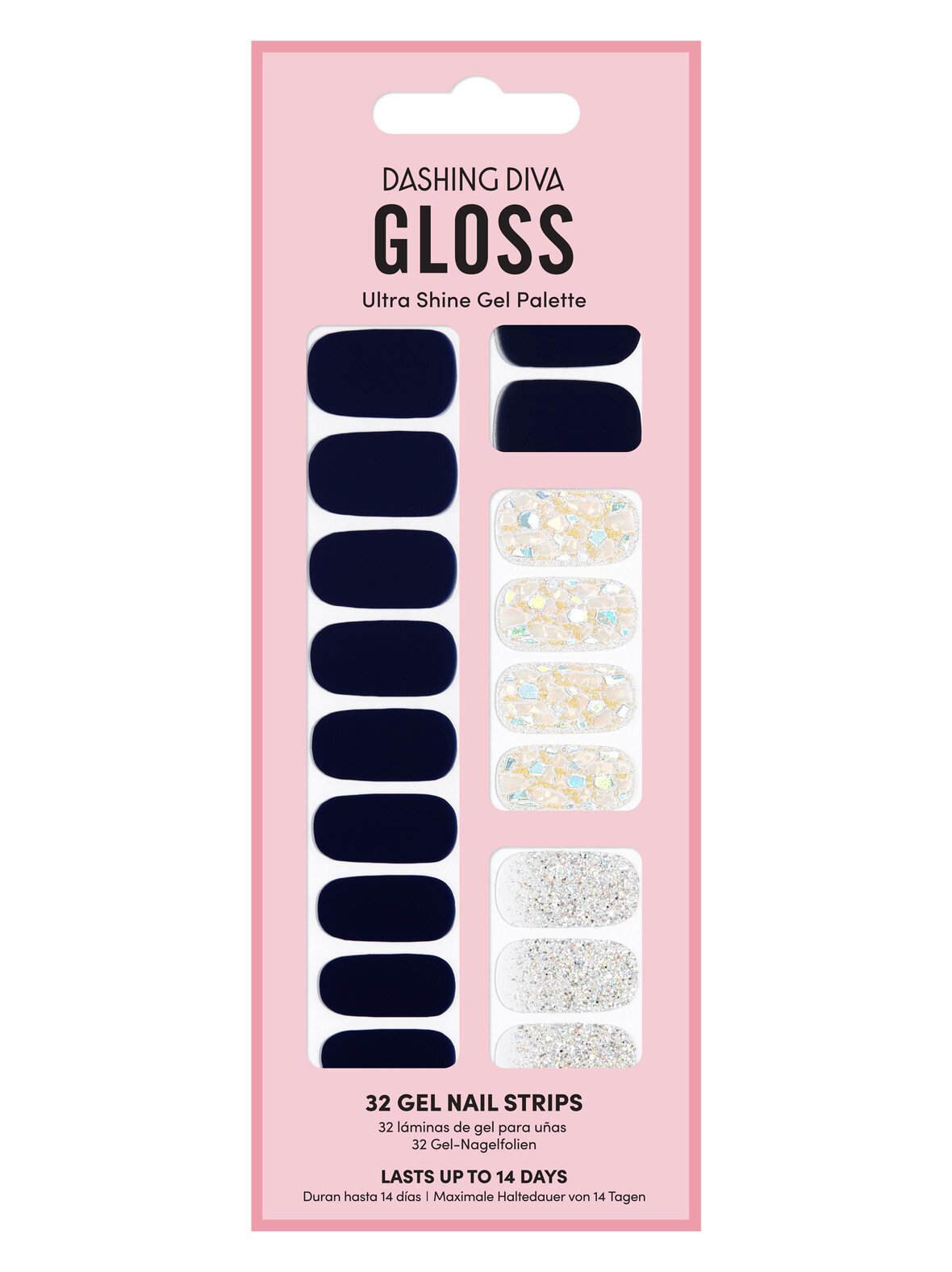 Dashing Diva Gloss palette gel nail strips -geelikynsitarrat