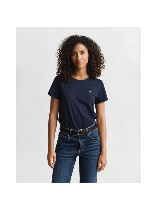 GANT - Regular Shield t-paita - 433 EVENING BLUE | Stockmann - photo 2