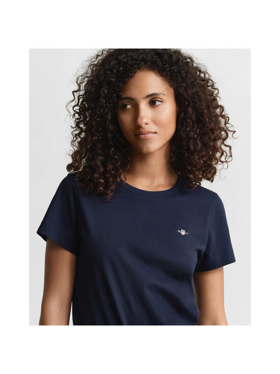 GANT - Regular Shield t-paita - 433 EVENING BLUE | Stockmann - photo 4