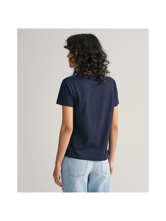 GANT - Regular Shield t-paita - 433 EVENING BLUE | Stockmann - photo 7