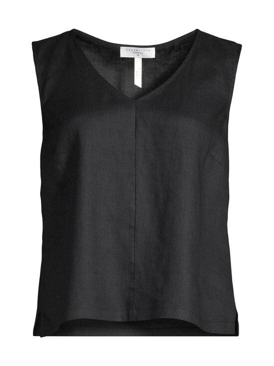 ESSENTIALS by Stockmann - Aava-pellavatoppi - BLACK | Stockmann - photo 1