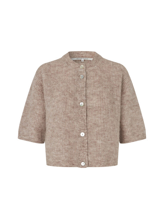 SECOND FEMALE - Andrea adīta vilnas jaka - 0511 LIGHT BEIGE MELANGE | Stockmann - photo 1