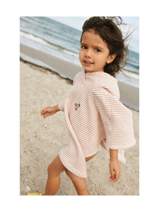 Liewood - Paco Embroidery -poncho - 2397 Y/D STRIPE TUSCANY ROSE / CREME DE LA CREME | Stockmann - photo 2