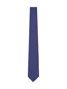 Eton - Geometric-silkkisolmio - NAVY BLUE | Stockmann