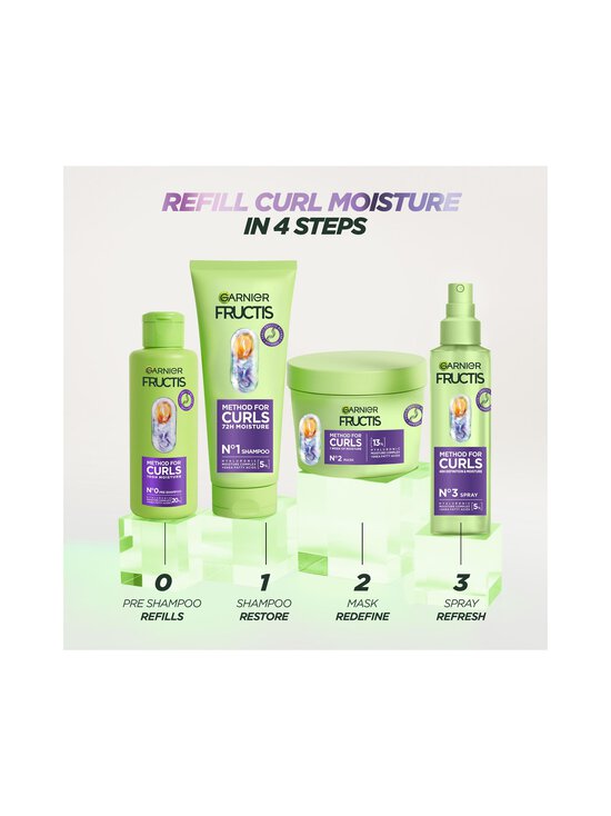 Nocol Garnier Fructis Method For Curls Leave In Spray Kosteuttava