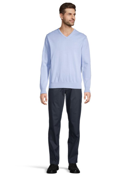 Cap Horn - Julian V-neck -puuvillaneule - LT. BLUE 1157 - photo 2 Cap Horn - Julian V-neck -puuvillaneule - LT. BLUE 1157 | Stockmann - photo 2