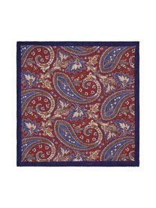 Stockholm Kravatt - Flower & Paisley -sillkitaskuliina - 1 WINTE / BLUE | Stockmann