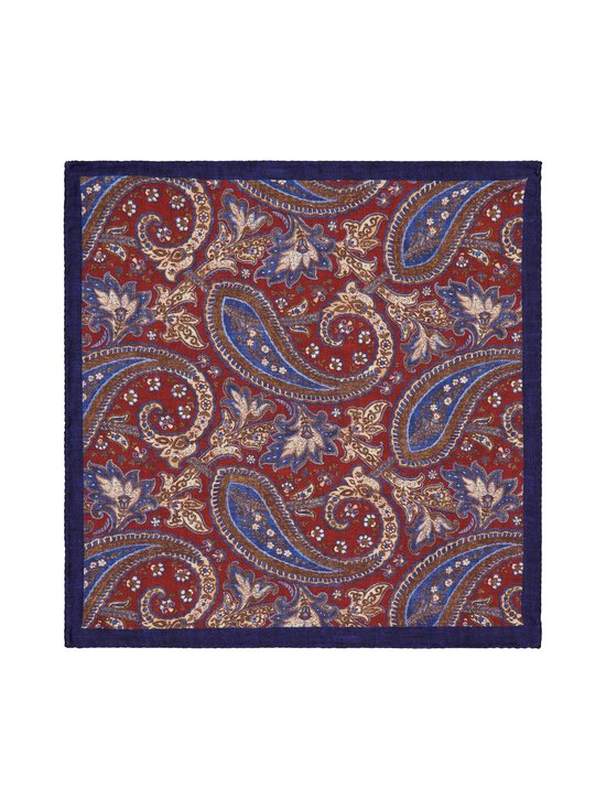 Stockholm Kravatt - Flower & Paisley -sillkitaskuliina - 1 WINTE / BLUE | Stockmann - photo 1