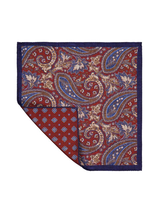 Stockholm Kravatt - Flower & Paisley -sillkitaskuliina - 1 WINTE / BLUE | Stockmann - photo 2
