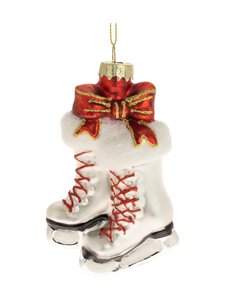 Weiste - Jõuluehe Uisud lipsuga 11 cm - WHITE | Stockmann