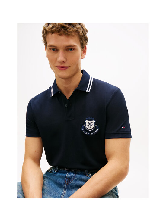 Tommy Hilfiger - Badge Pique polo krekls - DW5 DESERT SKY | Stockmann - photo 4