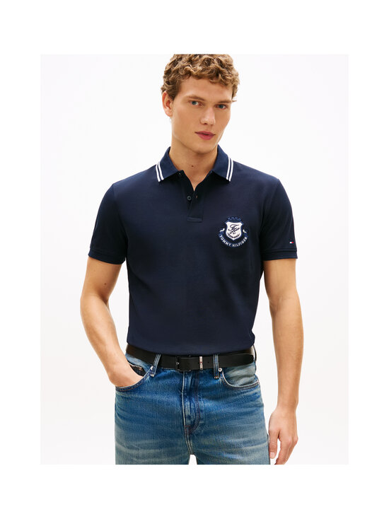 Tommy Hilfiger - Badge Pique polo krekls - DW5 DESERT SKY | Stockmann - photo 5