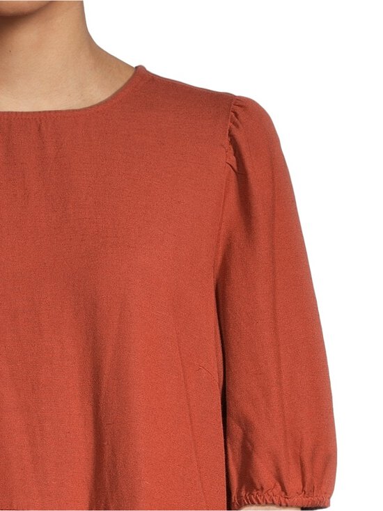 Vila - ViPrisilla 2/4 O-Neck -midimekko - BURNT BRICK | Stockmann - photo 4