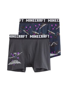 Lindex - Minecraft Boxer -alushousut 2-pack - 2521 DARK NAVY | Stockmann