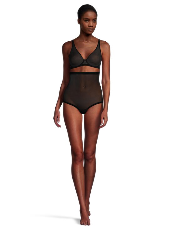 Wolford - Tulle Control High Waist -muotoilevat alushousut - 000 BLACK | Stockmann - photo 2