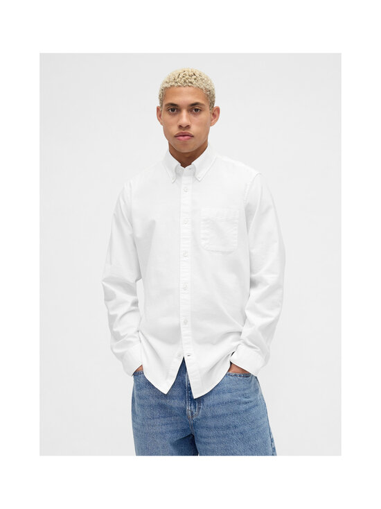 GAP - Standard Fit Oxford krekls ar apkakli - OPTIC WHITE V6 | Stockmann - photo 2