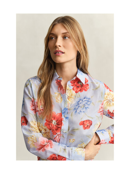 GANT - Floral Print krekls - 455 LIGHT BLUE | Stockmann - photo 4