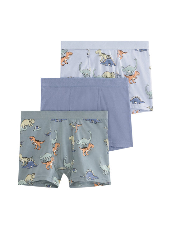 Lindex - Dinosaurs bokseršorti, 3-paka - 7325 BLUE | Stockmann - photo 1