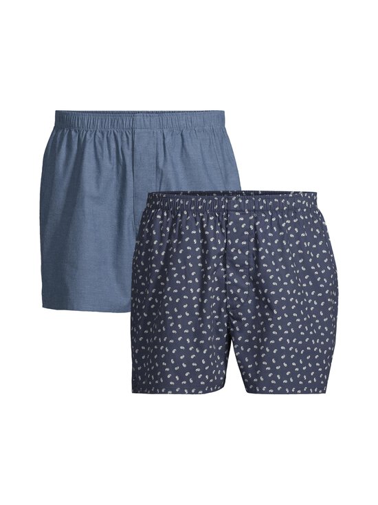 Cap Horn loungewear - Popliinbokserid Carl, 2 paari - NAVY PAISLEY/ MID. BLUE CHAMBRAY | Stockmann - photo 1
