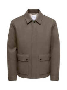 Only & Sons - OnsConnor Life -kevyt takki - BUNGEE CORD DETAIL:MELANGE | Stockmann