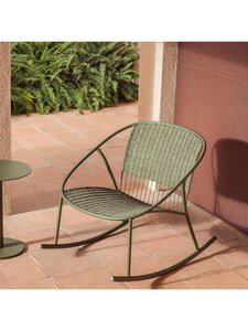 Kave Home - Atrani-keinutuoli vihreä - GREEN | Stockmann