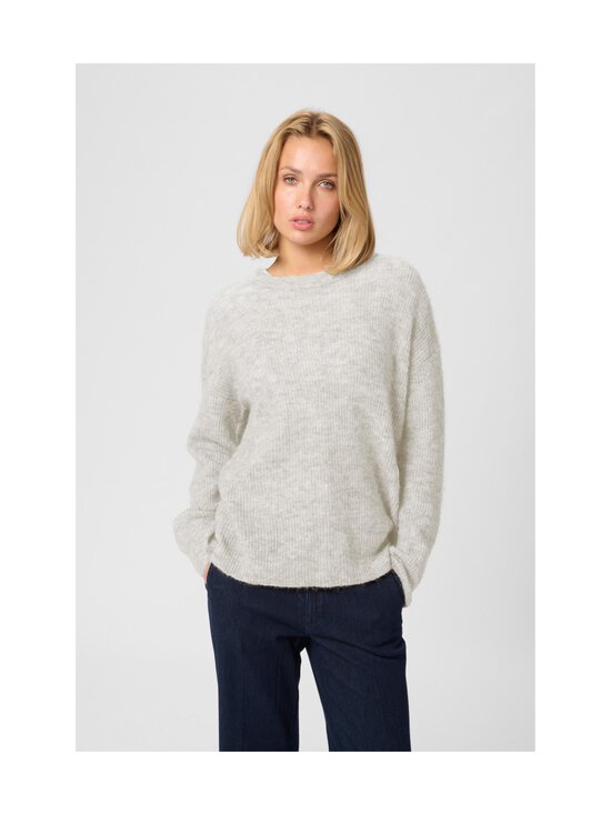 MY ESSENTIAL WARDROBE - 05 The Knit Pullover -neulepusero - 100378 LIGHT GREY MELANGE - photo 3 MY ESSENTIAL WARDROBE - 05 The Knit Pullover -neulepusero - 100378 LIGHT GREY MELANGE | Stockmann - photo 3