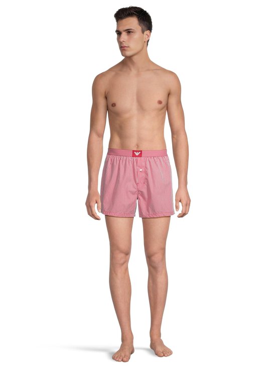 Emporio Armani - Woven Boxer -alushousut 2 -pack - M5132 S.STR.SCOOTER/B.STR.INK | Stockmann - photo 3