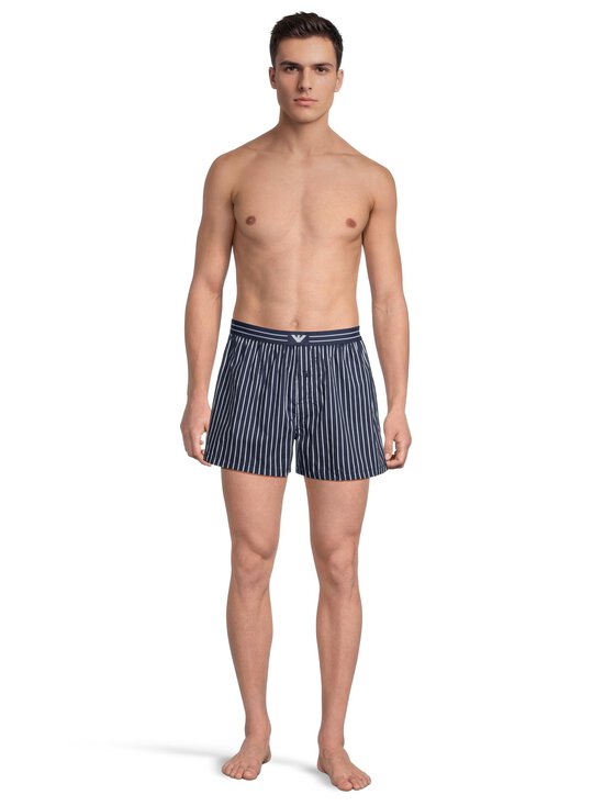Emporio Armani - Woven Boxer -alushousut 2 -pack - M5132 S.STR.SCOOTER/B.STR.INK | Stockmann - photo 5