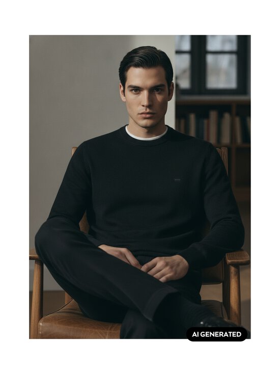 BOSS - Leno-neulepaita - BLACK | Stockmann - photo 5